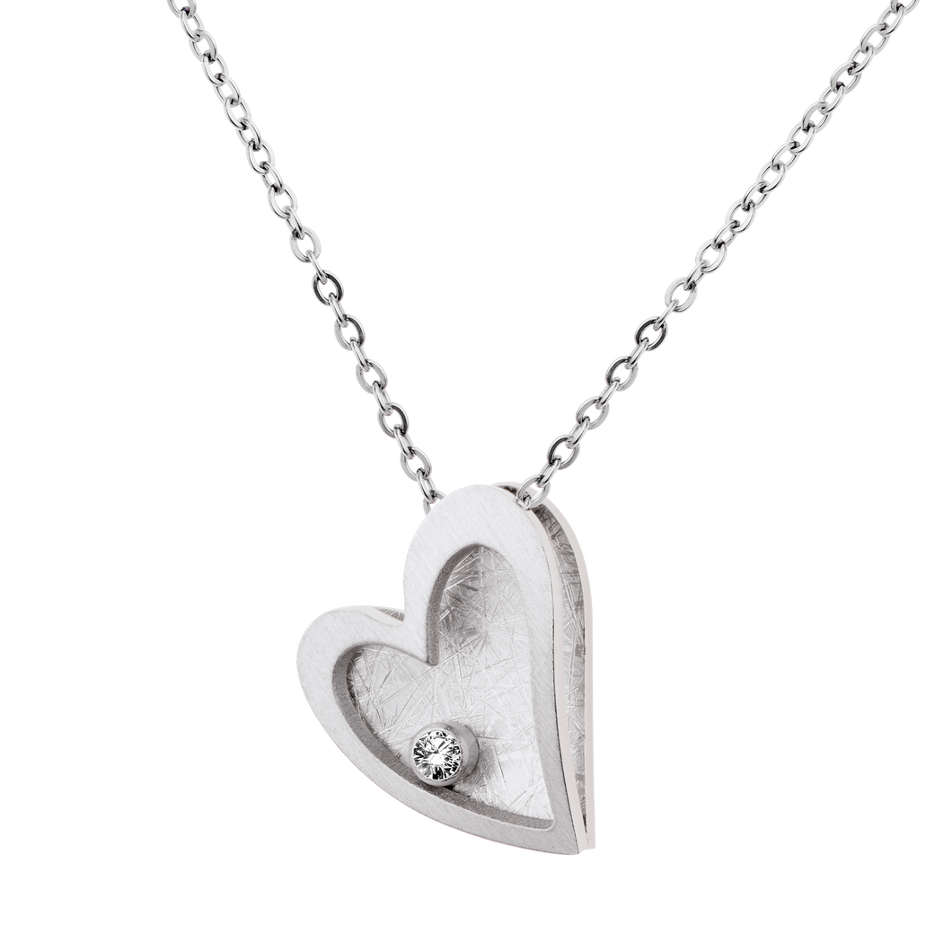 Collier mit Herz & Brillant K815